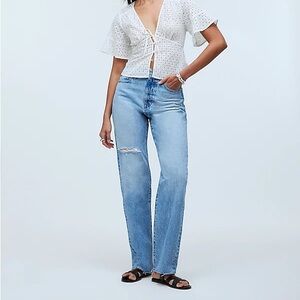 NWT Madewell The '90s Straight Jean